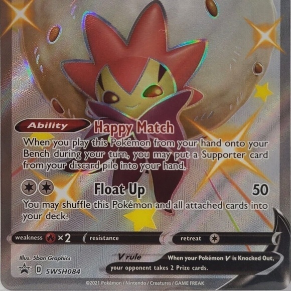 Eldegoss V - SWSH084 - Black Star Promo - Pokemon Card - Picture 2 of 2